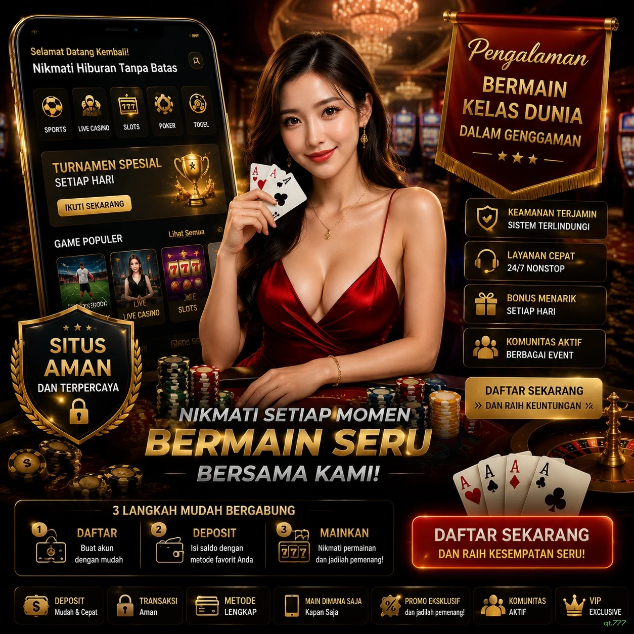 qt777 Platform Game Terpercaya untuk Pemain Indonesia